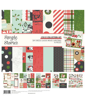 Simple Stories Say Cheese Classic Mouse Christmas 12x12 Inch Collection Kit (25200) Simple Stories Say Cheese Classic Mouse Christmas 12x12 Inch Collection Kit (25200)