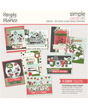 Simple Stories Say Cheese Classic Mouse Christmas Simple Cards Kit (25215) Simple Stories Say Cheese Classic Mouse Christmas Simple Cards Kit (25215)