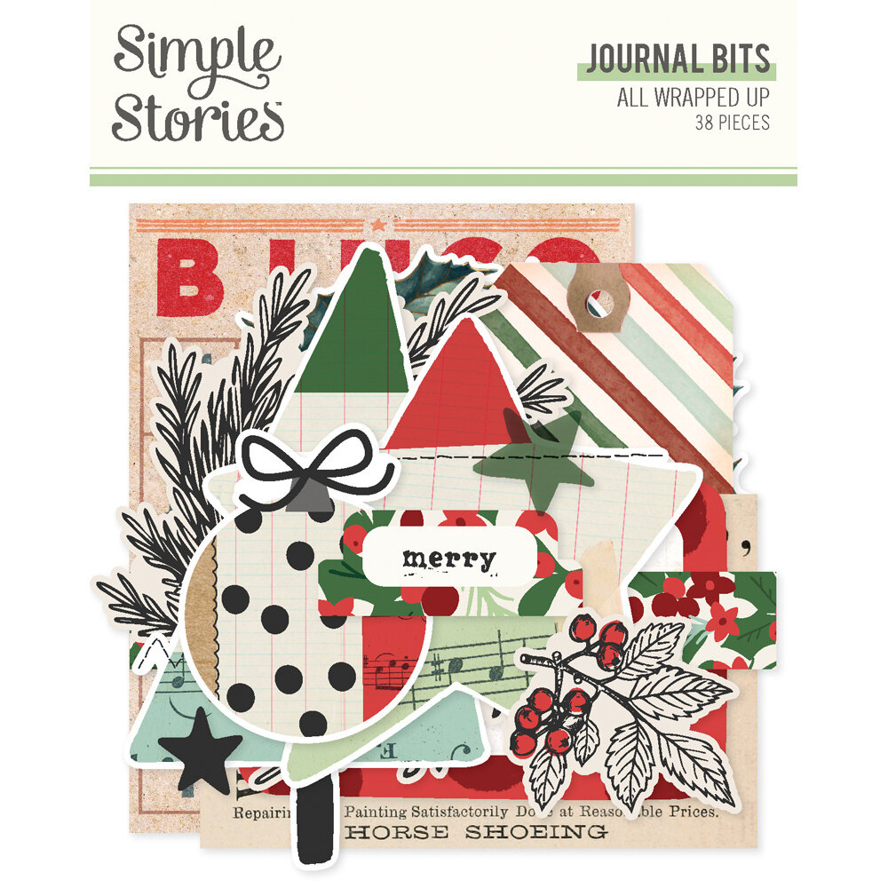 Simple Stories All Wrapped Up Journal Bits (25419) Simple Stories All Wrapped Up Journal Bits (25419)