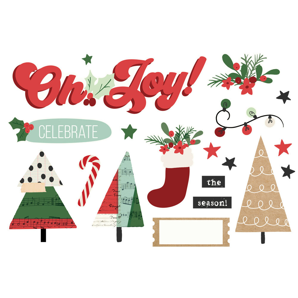 Simple Stories All Wrapped Up Simple Pages Pieces (25425) Simple Stories All Wrapped Up Simple Pages Pieces (25425)