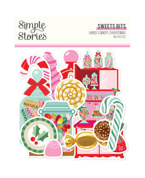 Simple Stories Hard Candy Christmas Sweets Bits (25620) Simple Stories Hard Candy Christmas Sweets Bits (25620)