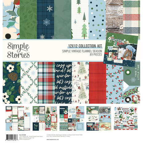 Simple Stories Simple Vintage Flannel Season 12x12 Inch Collection Kit (25300) Simple Stories Simple Vintage Flannel Season 12x12 Inch Collection Kit (25300)