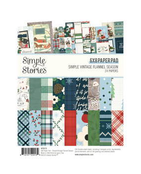 Simple Stories Simple Vintage Flannel Season 6x8 Inch Paper Pad (25315) Simple Stories Simple Vintage Flannel Season 6x8 Inch Paper Pad (25315)