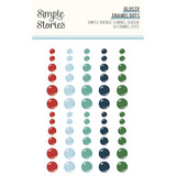 Simple Stories Simple Vintage Flannel Season Glossy Enamel Dots (25325)