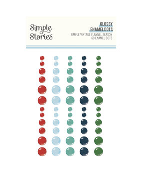 Simple Stories Simple Vintage Flannel Season Glossy Enamel Dots (25325) Simple Stories Simple Vintage Flannel Season Glossy Enamel Dots (25325)