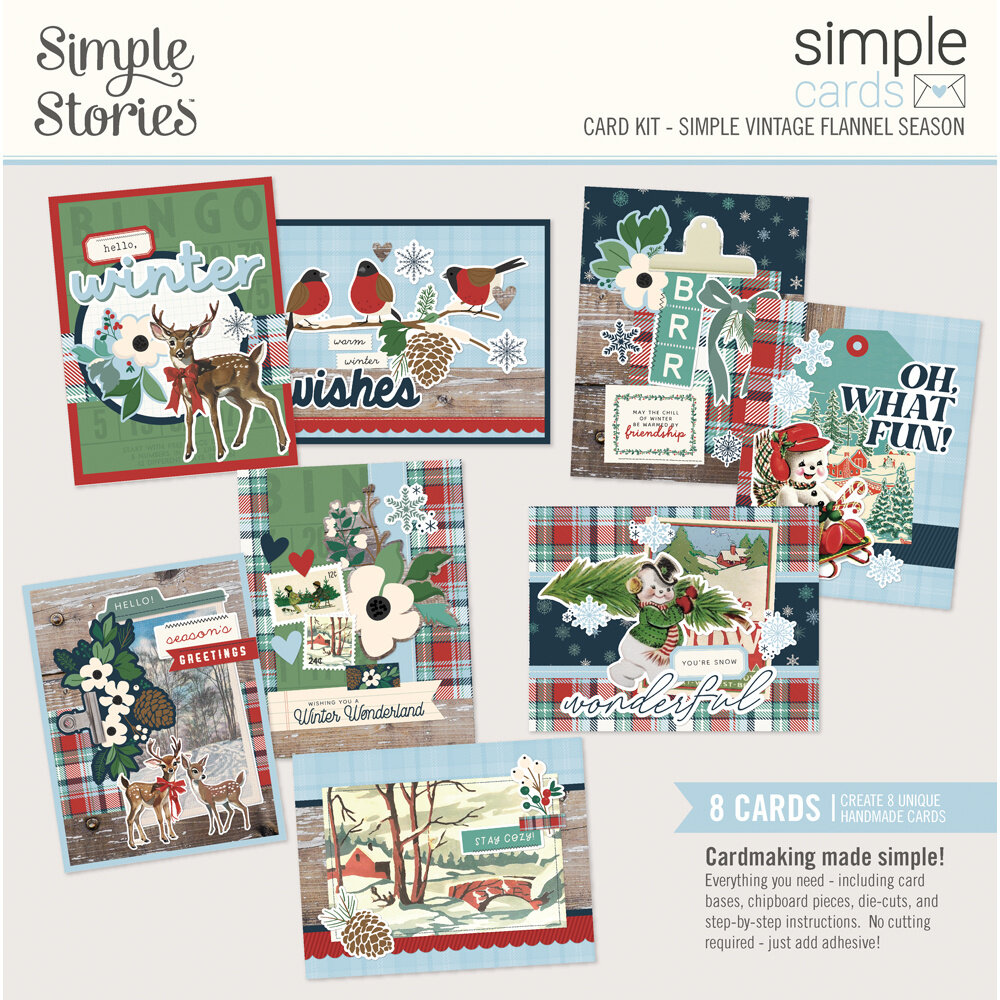 Simple Stories Simple Vintage Flannel Season Simple Cards Kit (25327) Simple Stories Simple Vintage Flannel Season Simple Cards Kit (25327)