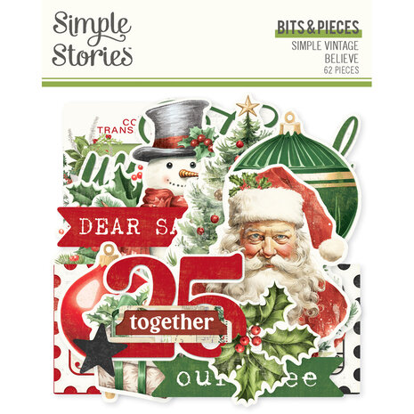 Simple Stories Simple Vintage Believe Bits & Pieces (25525) Simple Stories Simple Vintage Believe Bits & Pieces (25525)