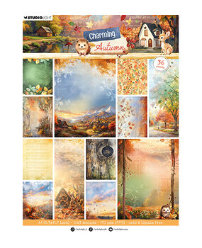 Studio Light Charming Autumn A4 Background Paper Pad (SL-CA-DPP362) Studio Light Charming Autumn A4 Background Paper Pad (SL-CA-DPP362)