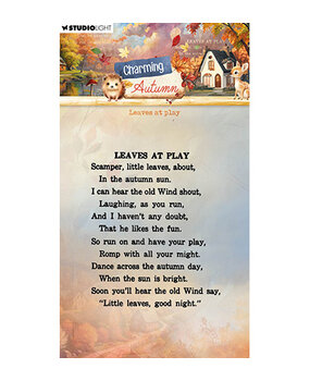 Studio Light Charming Autumn Clear Stamp Leaves at Play (SL-CA-STAMP872) Studio Light Charming Autumn Clear Stamp Leaves at Play (SL-CA-STAMP872)