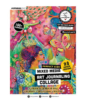 Studio Light Whymsical World Cut and Paste Book (ABM-25-DPP359) Studio Light Whymsical World Cut and Paste Book (ABM-25-DPP359)