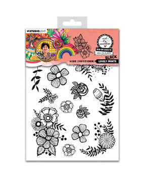 Studio Light Rub On Lovely Prints Black (ABM-25-RUB05) Studio Light Rub On Lovely Prints Black (ABM-25-RUB05)