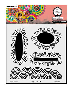 Studio Light Masking Stencil Doodles of Doodles (ABM-25-MASK358) Studio Light Masking Stencil Doodles of Doodles (ABM-25-MASK358)