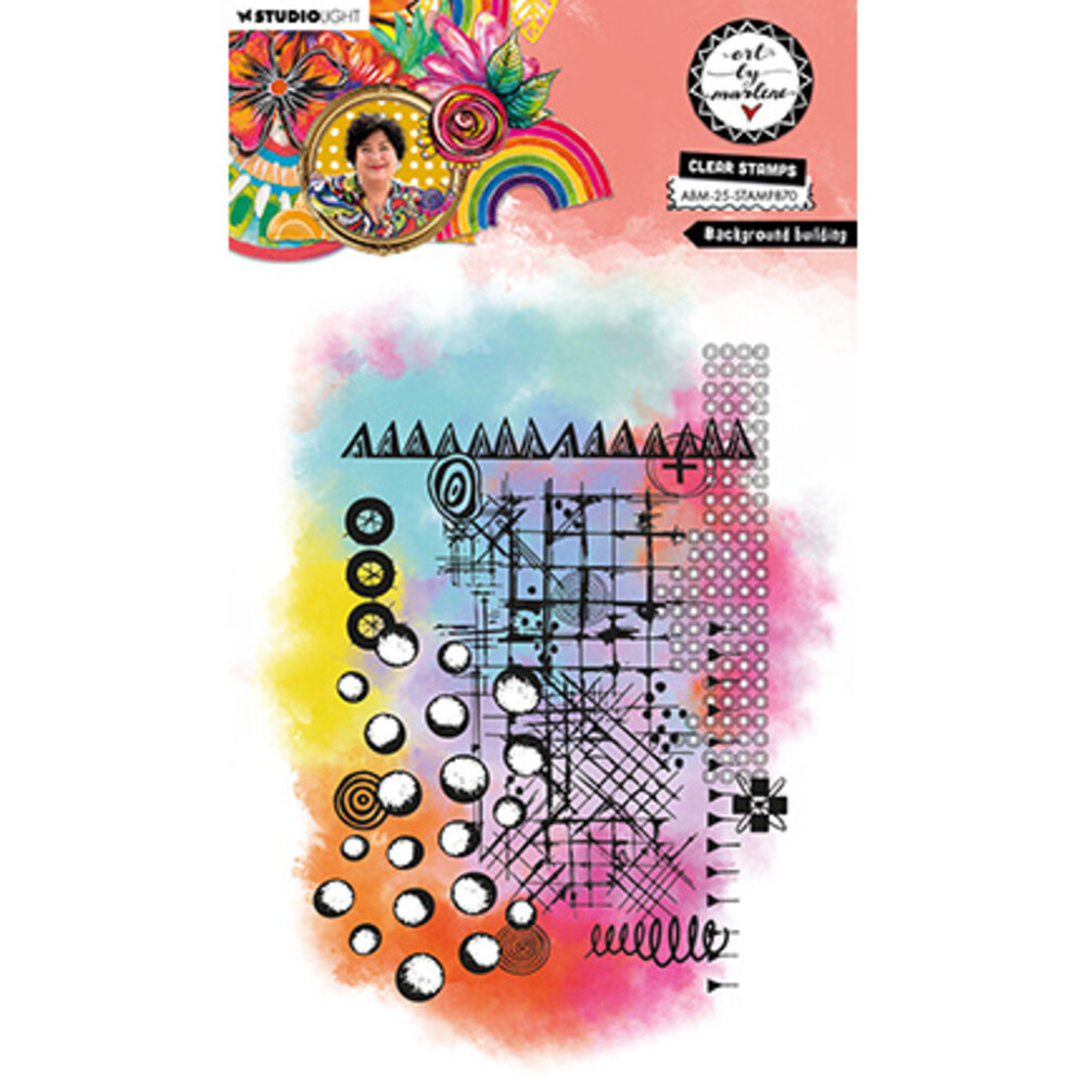 Studio Light Clear Stamp Background Builder (ABM-25-STAMP870 ...