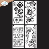Elizabeth Craft Designs In the Garden Journal Stencils 8 (S057)