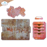 Elizabeth Craft Designs In the Garden Dies Floral Slots File Folder (2264)