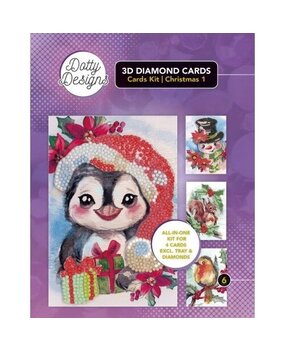Find It Trading 3D Diamond Cards Kit Christmas Animals (DDDCK006) Find It Trading 3D Diamond Cards Kit Christmas Animals (DDDCK006)