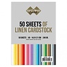 Card Deco 50 Sheets of Linen Cardstock A5 (A5P001-LKK) Card Deco 50 Sheets of Linen Cardstock A5 (A5P001-LKK)