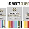 Card Deco 50 Sheets of Linen Cardstock A4 (A4P001-LKK) Card Deco 50 Sheets of Linen Cardstock A4 (A4P001-LKK)