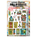 AALL and Create Clear Stamp Set A5 Roofline Friends (AALL-TP-1304)