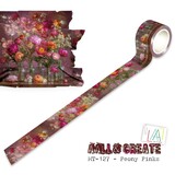 AALL and Create Layer it Up! Washi Tape 25mm Peony Pinks (AALL-MT-127)