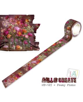 AALL and Create Layer it Up! Washi Tape 25mm Peony Pinks (AALL-MT-127) AALL and Create Layer it Up! Washi Tape 25mm Peony Pinks (AALL-MT-127)