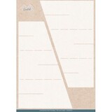 Card Deco Folding Card Stencil Elegance Zigzag (CDEST076)