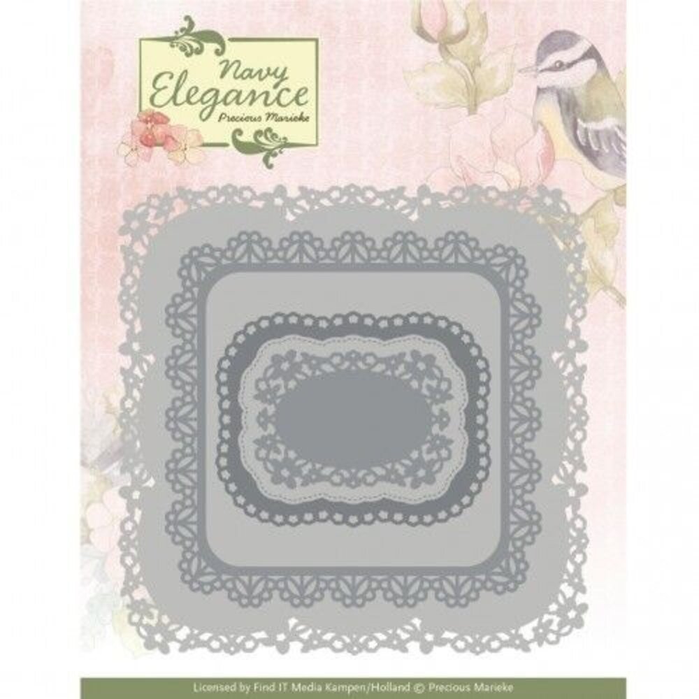 Precious Marieke Navy Elegance Dies Elegance Frame (PM10278) Precious Marieke Navy Elegance Dies Elegance Frame (PM10278)