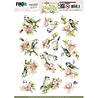 Precious Marieke Navy Elegance 3D Push Out Flower Bird (SB11002) Precious Marieke Navy Elegance 3D Push Out Flower Bird (SB11002)