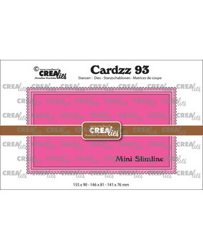 Crealies Cardzz Dies Mini Slimline met Postzegelrand (CLCZ93)
