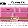 Crealies Cardzz Dies Postzegelframe Mini Slimline Mara (CLCZ521) Crealies Cardzz Dies Postzegelframe Mini Slimline Mara (CLCZ521)
