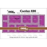 Crealies Cardzz Dies Postzegelframe Slimline Nicole (CLCZ526)