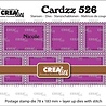 Crealies Cardzz Dies Postzegelframe Slimline Nicole (CLCZ526) Crealies Cardzz Dies Postzegelframe Slimline Nicole (CLCZ526)