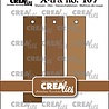 Crealies X-tra Dies Rechte Labels Glad (X-tra107) Crealies X-tra Dies Rechte Labels Glad (X-tra107)