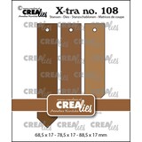 Crealies X-tra Dies Puntige Labels Glad (X-tra108)