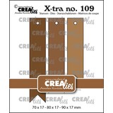 Crealies X-tra Dies Vaandels Glad (X-tra109)