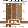 Crealies X-tra Dies Vaandels Glad (X-tra109) Crealies X-tra Dies Vaandels Glad (X-tra109)