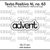 Crealies Texto Positivo Dies Advent (POSNL63) Crealies Texto Positivo Dies Advent (POSNL63)