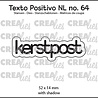 Crealies Texto Positivo Dies Kerstpost (POSNL64) Crealies Texto Positivo Dies Kerstpost (POSNL64)