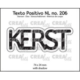 Crealies Texto Positivo Dies Kerst (POSNL206)