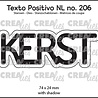 Crealies Texto Positivo Dies Kerst (POSNL206) Crealies Texto Positivo Dies Kerst (POSNL206)