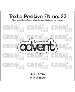 Crealies Texto Positivo Dies Advent (POSEN22)