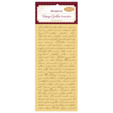 Stamperia Vintage Golden Transfer Writing (DFLRGT01)