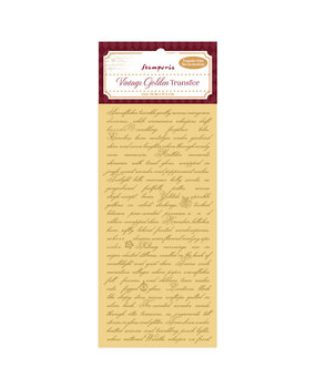Stamperia Vintage Golden Transfer Writing (DFLRGT01) Stamperia Vintage Golden Transfer Writing (DFLRGT01)