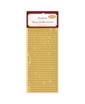Stamperia Vintage Golden Transfer Rhombuses Pattern (DFLRGT02)