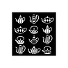 Stamperia Alice in Christmas Thick Stencil 12X12cm Tea Pots (KSTDS56) Stamperia Alice in Christmas Thick Stencil 12X12cm Tea Pots (KSTDS56)