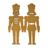 Stamperia Alice in Christmas MDF Crafty Shapes Blanks Soldiers (KLSM64)