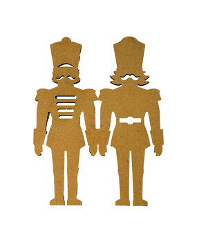 Stamperia Alice in Christmas MDF Crafty Shapes Blanks Soldiers (KLSM64)