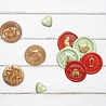Stamperia Alice in Christmas Set of 6 Seals (WAXSL11) Stamperia Alice in Christmas Set of 6 Seals (WAXSL11)