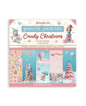 Stamperia Candy Christmas 12x12 Inch Paper Pack (SBBL173) Stamperia Candy Christmas 12x12 Inch Paper Pack (SBBL173)