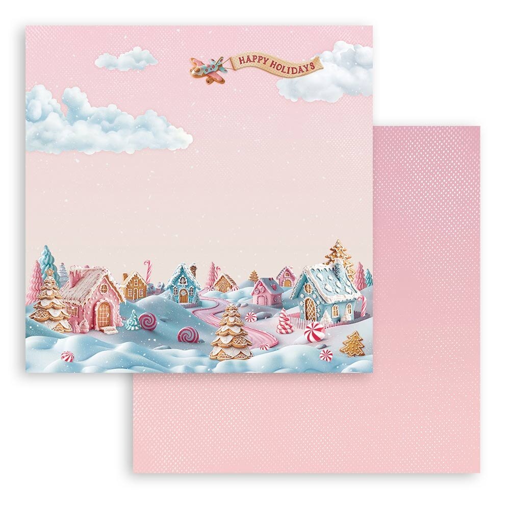 Stamperia Candy Christmas 12x12 Inch Paper Pack (SBBL173) Stamperia Candy Christmas 12x12 Inch Paper Pack (SBBL173)